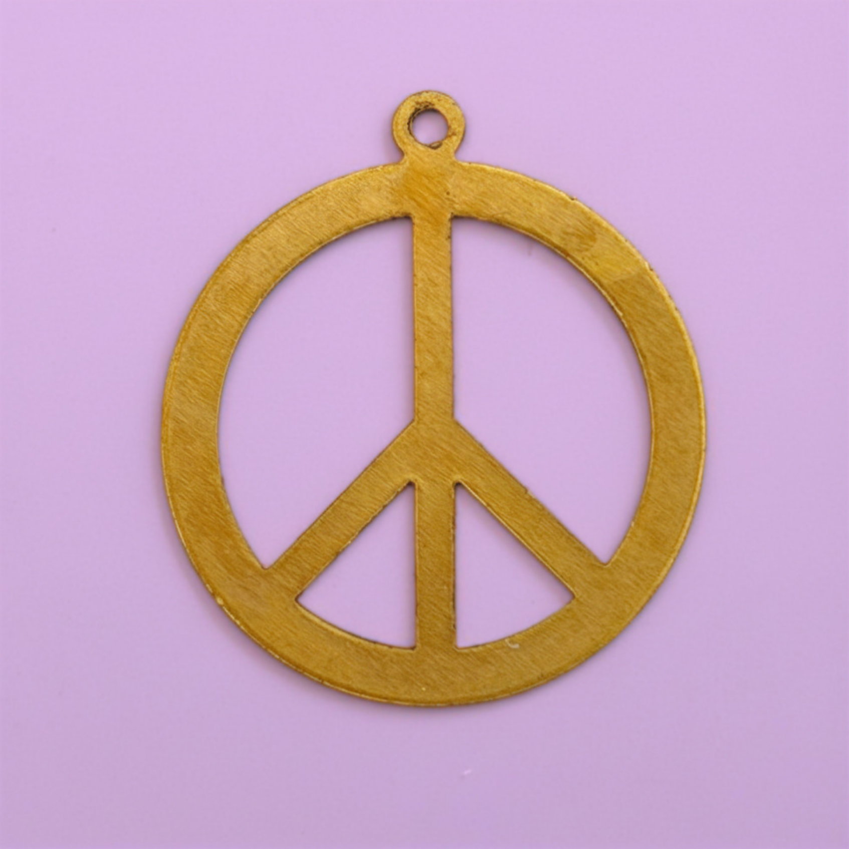 Vintage Peace Sign Charm