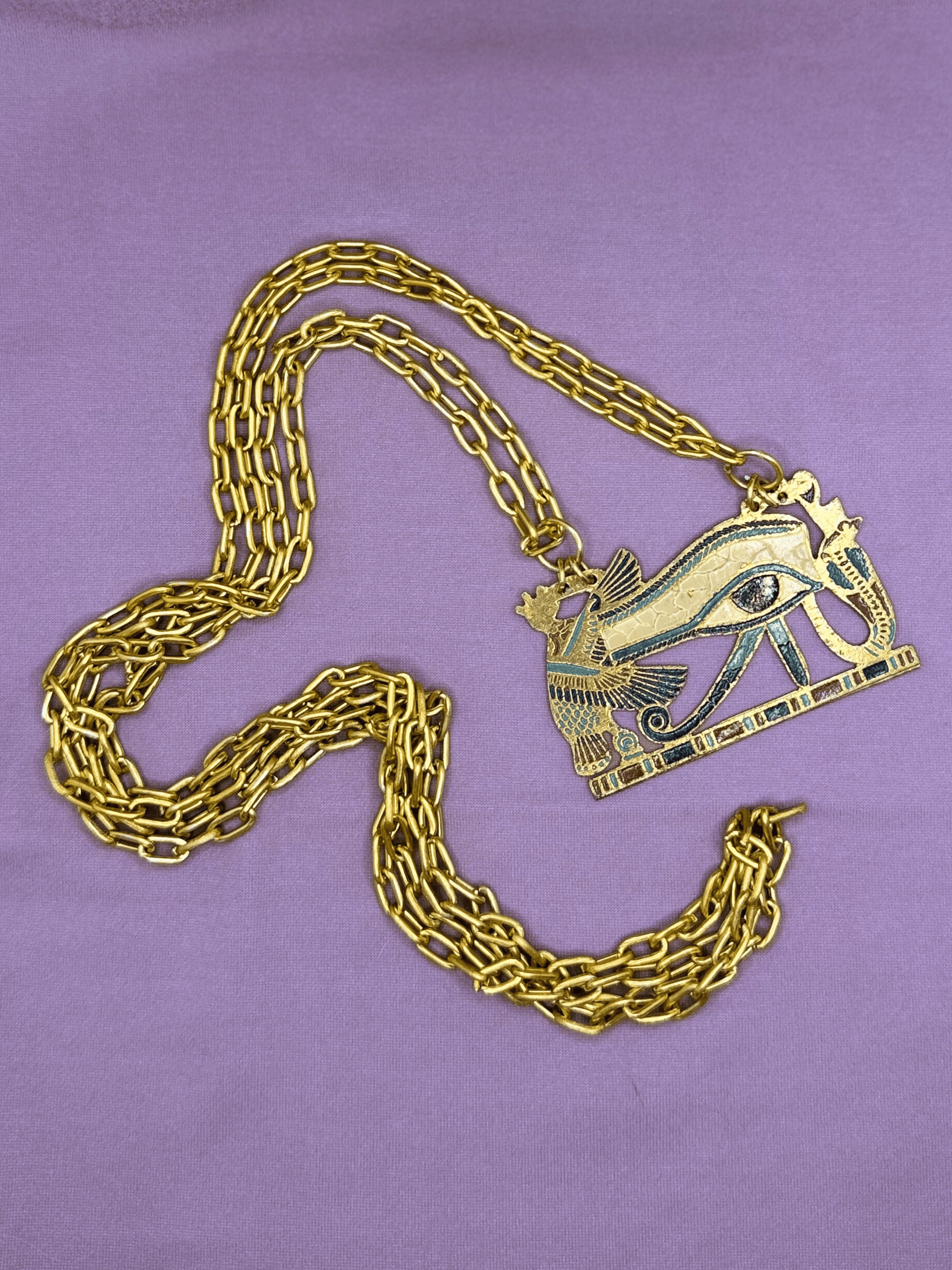 Vintage Egyptian Revival Eye of Horus