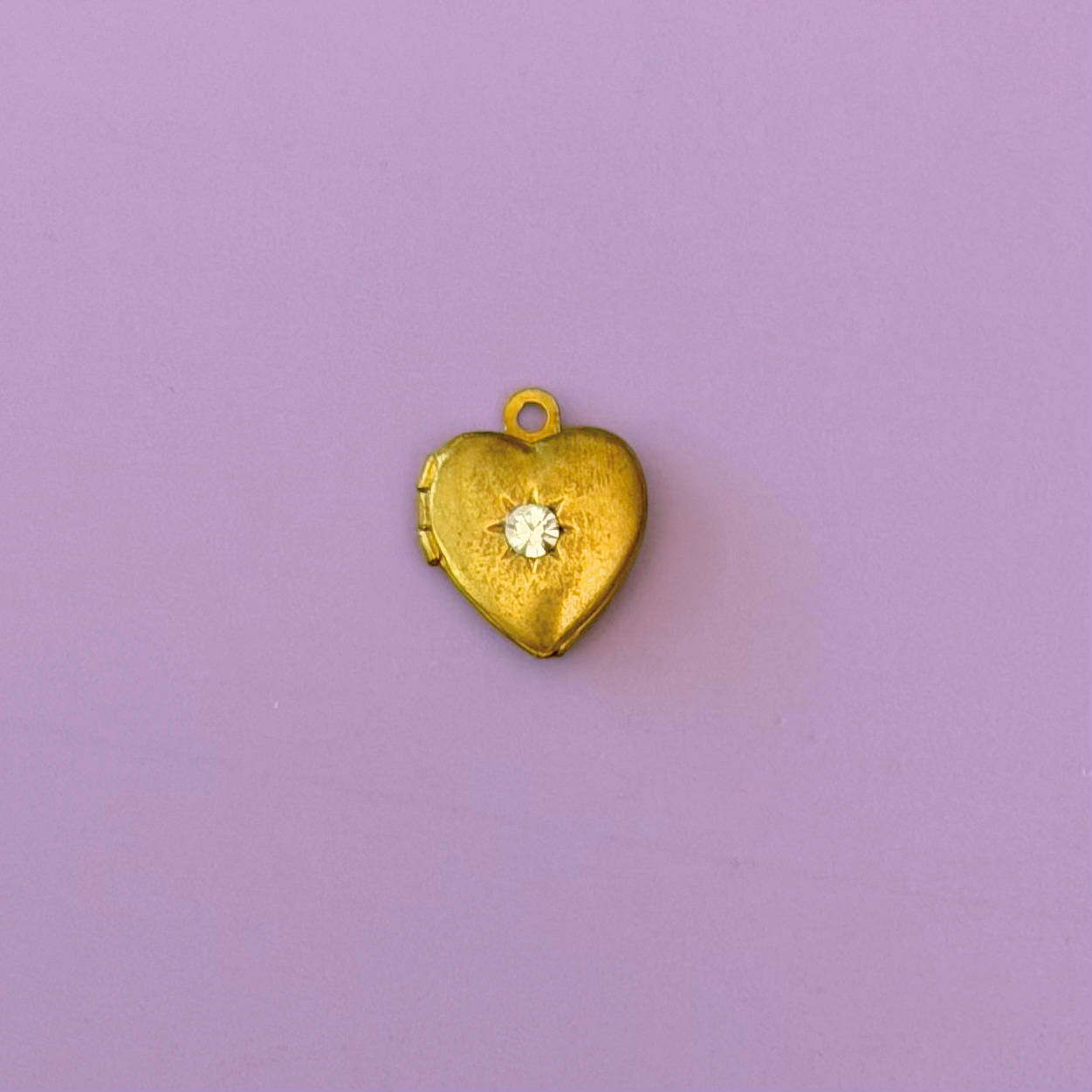 Vintage Heart Locket Charm