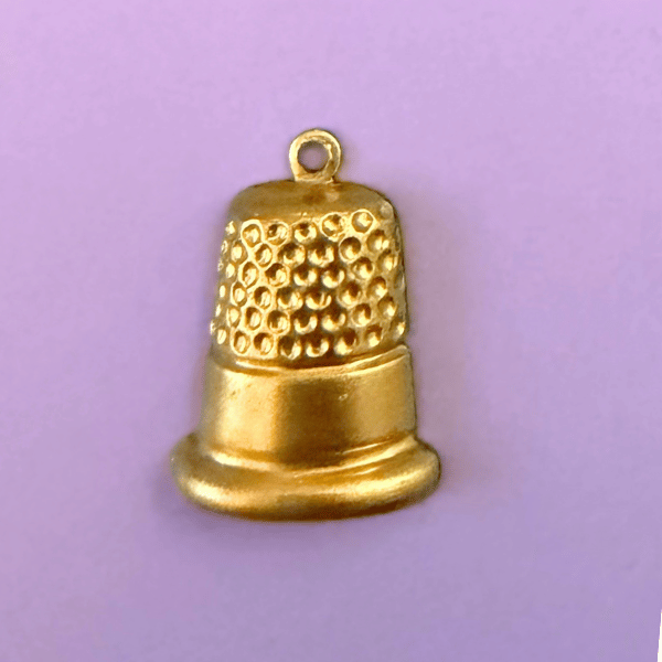 Vintage Thimble Charm