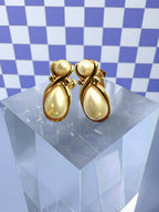 Pearl Drop Clip-On Earrings