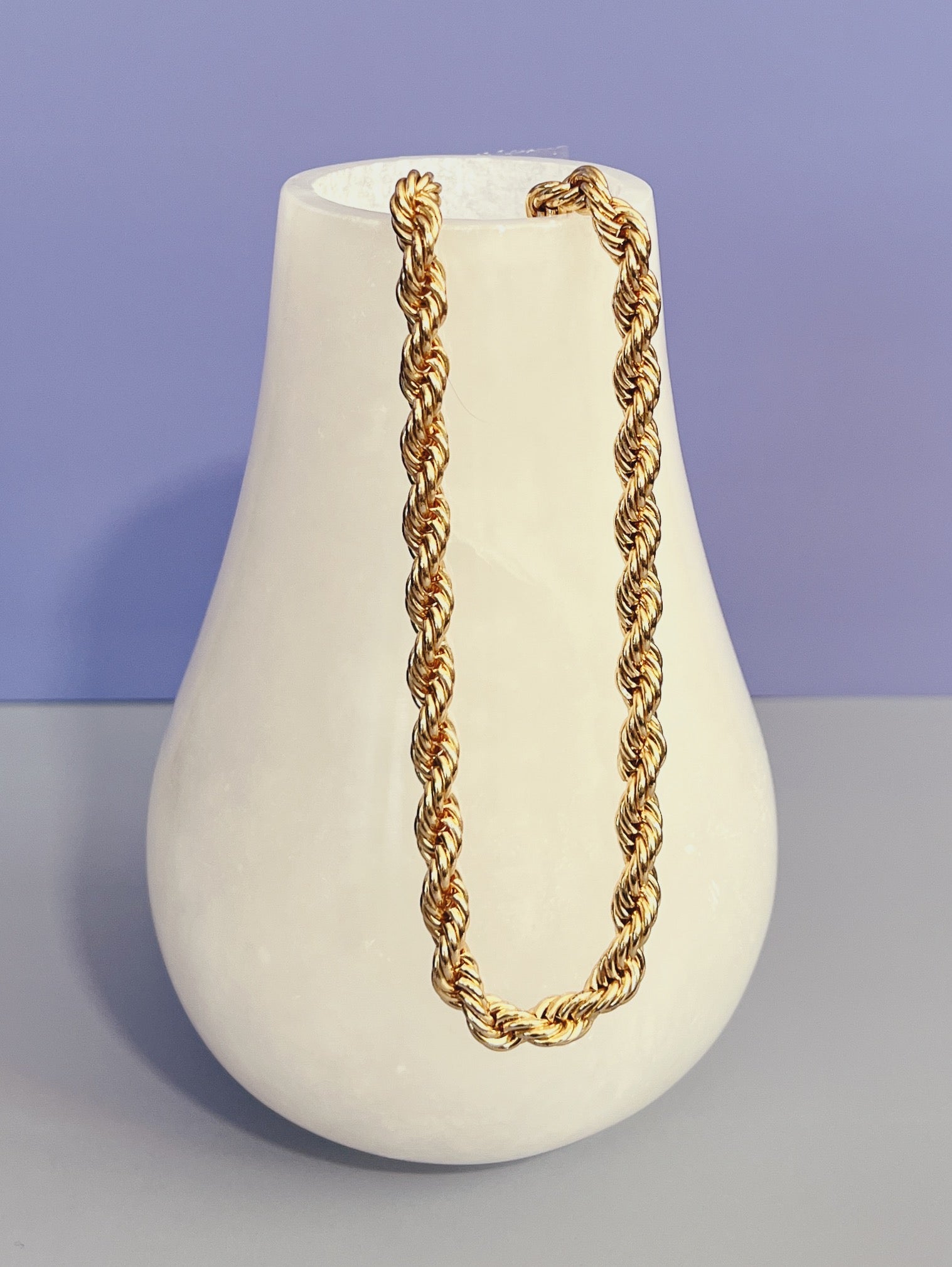 Chunky Gold Rope Chain