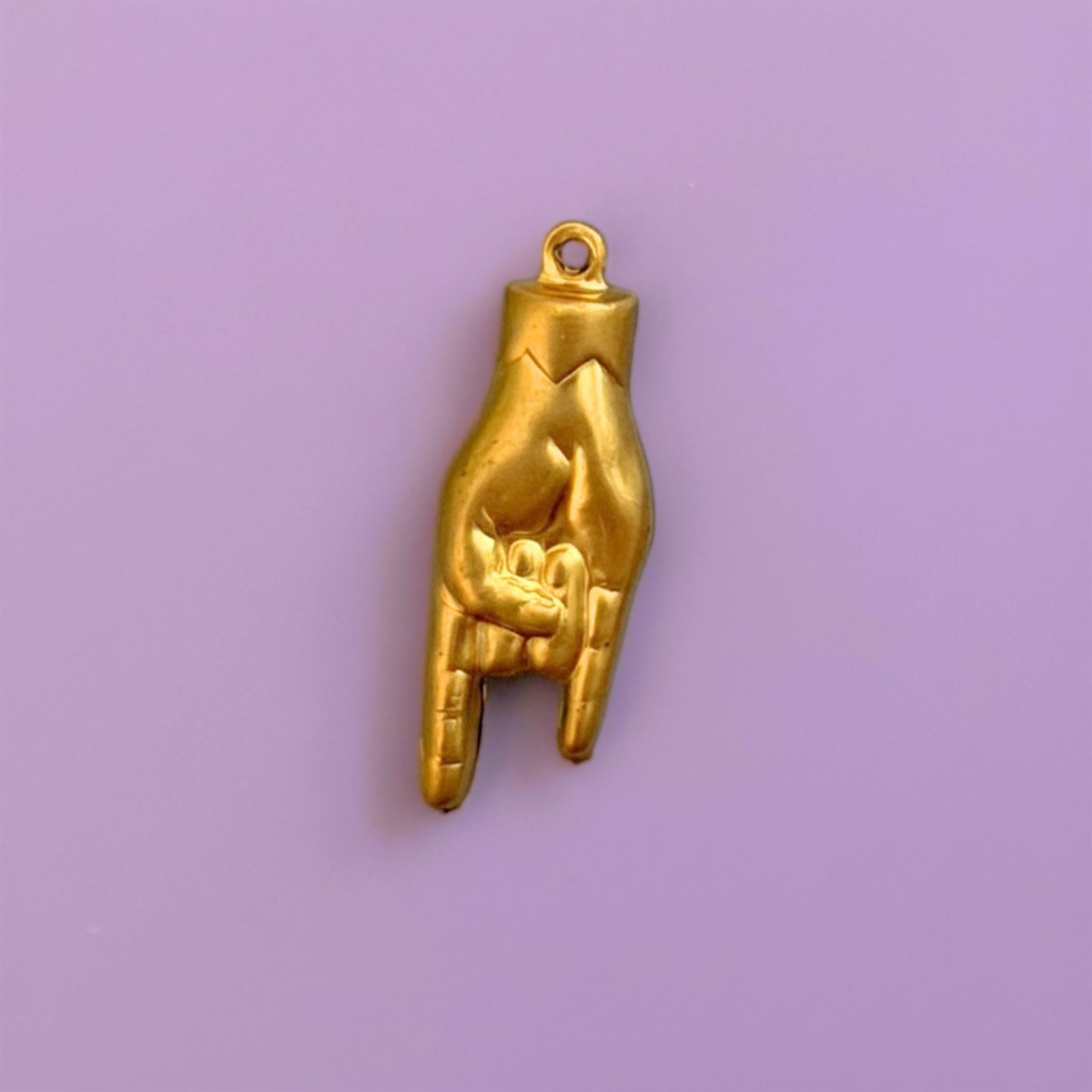 Vintage Mano Cornuto Good Luck Charm