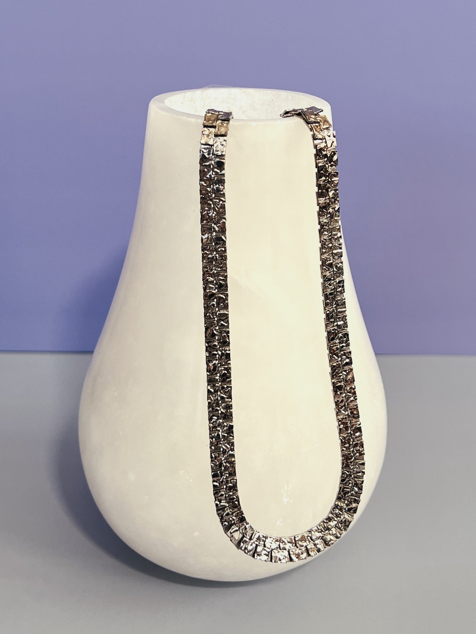 Statement Flat Silver Chain