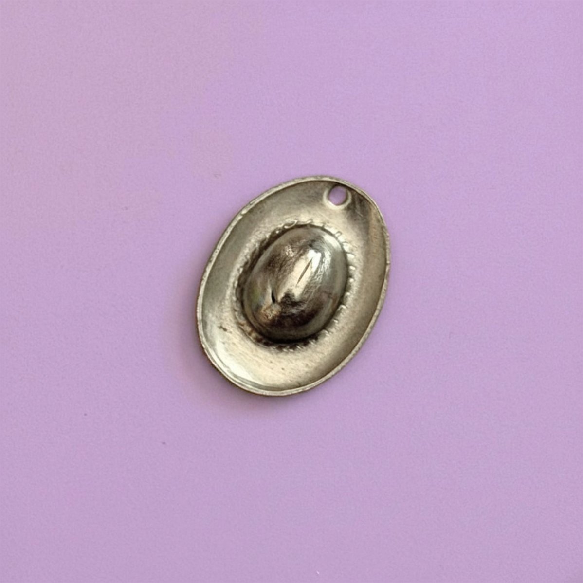 Special: Vintage Cowboy Hat Charm — Silver