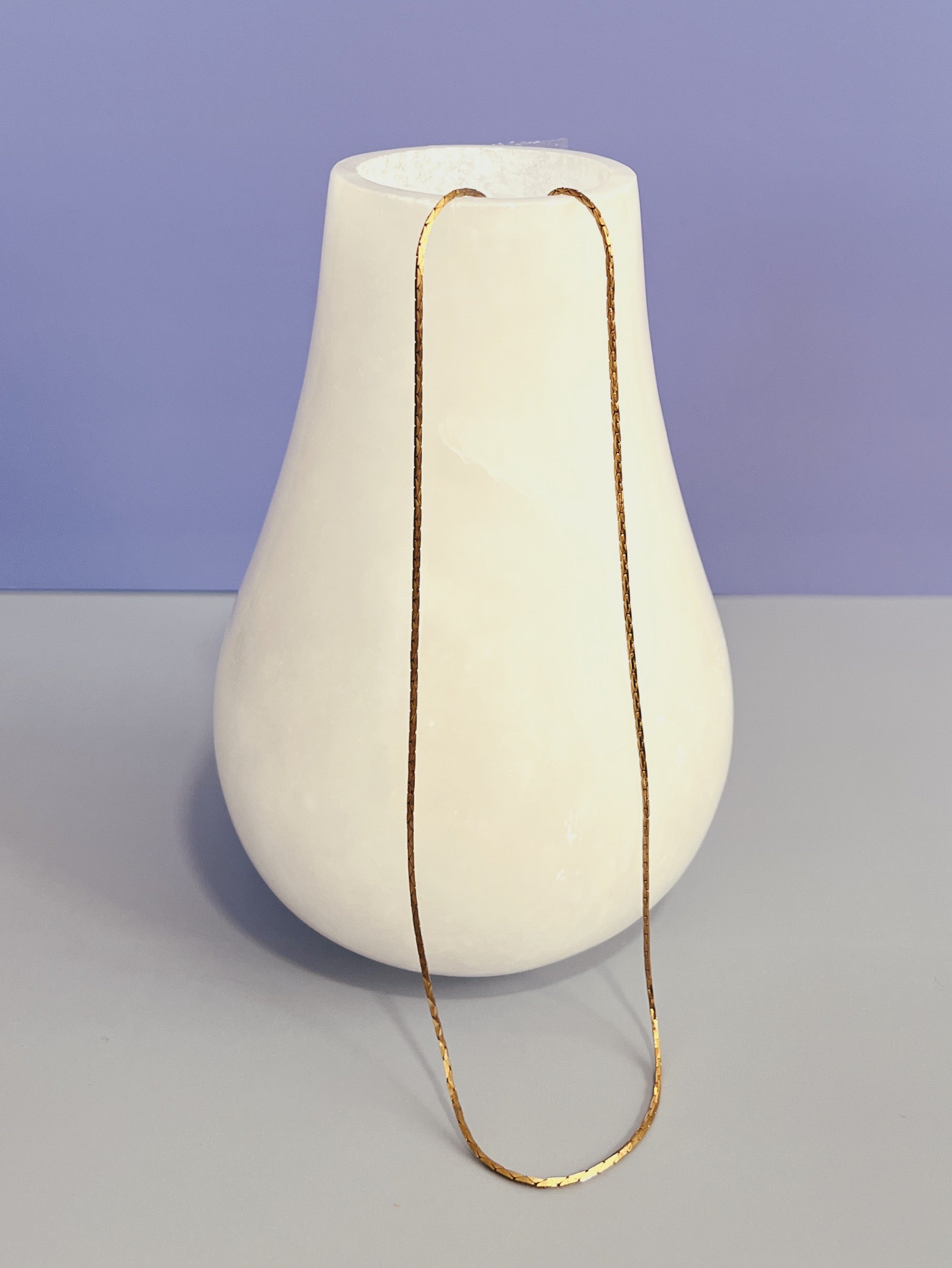 Vintage Gold Cobra Link Chain