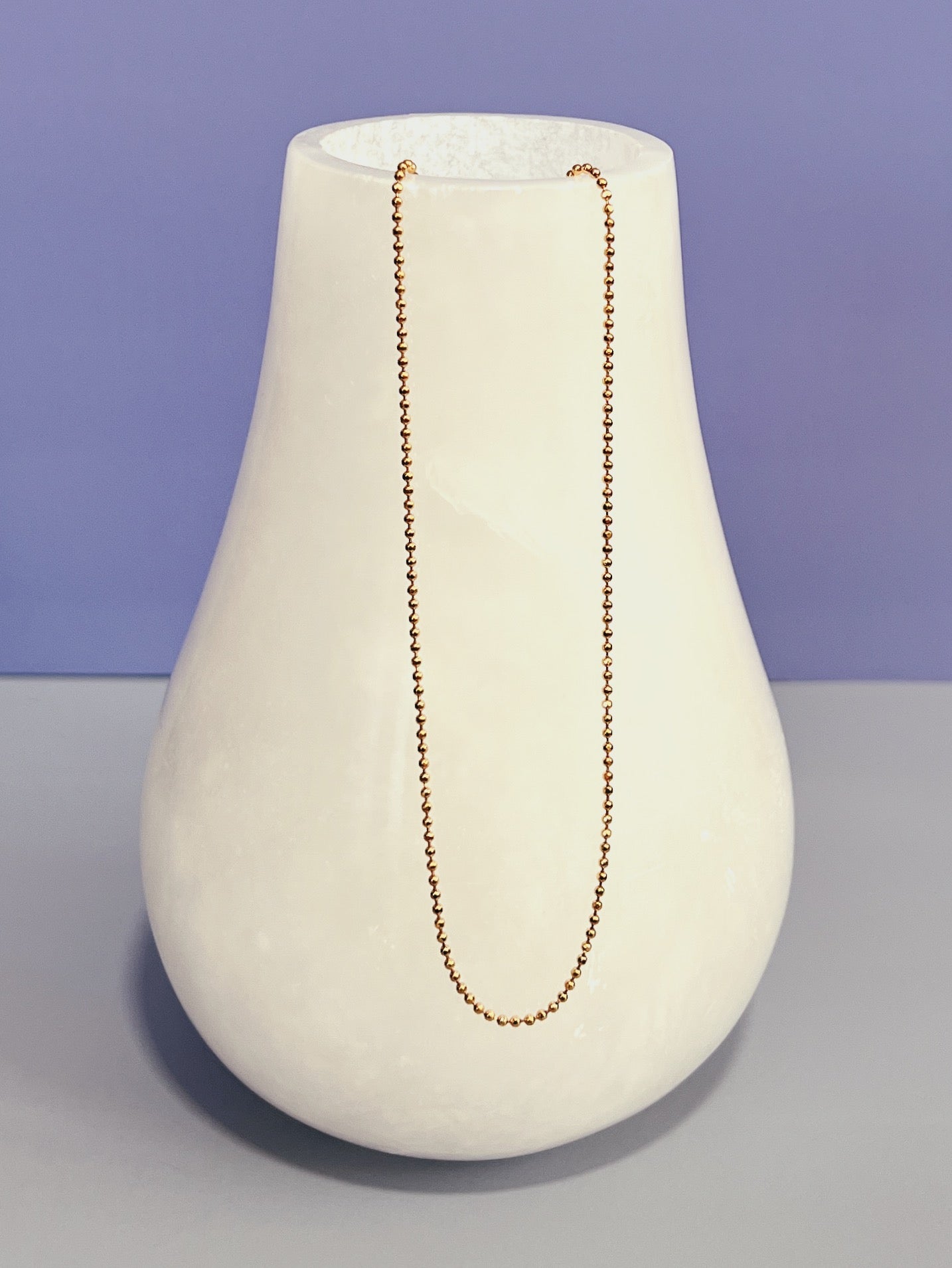 Gold Bead Ball Chain