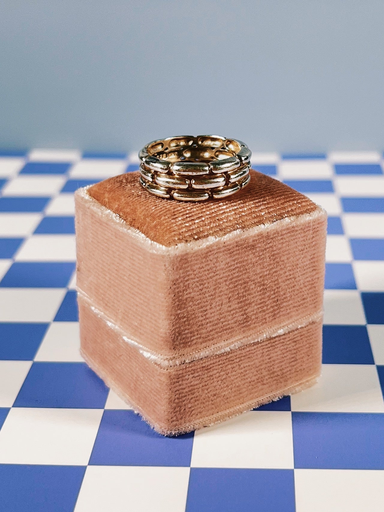 Sterling Silver Panther Link Band