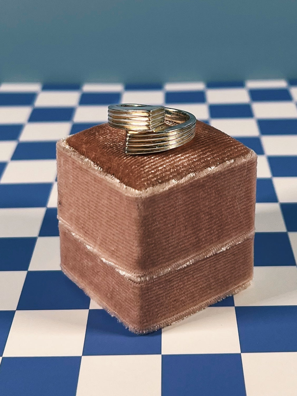 Ridged Sterling Silver Bypass Ring