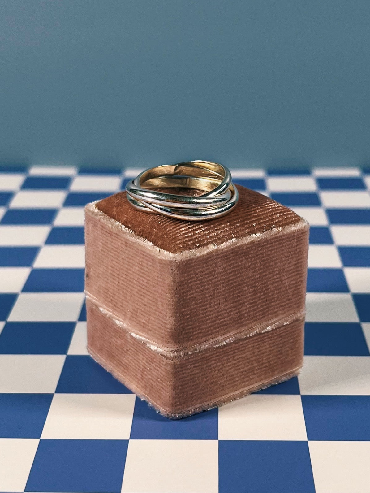 Sterling Silver Interlocking Rings