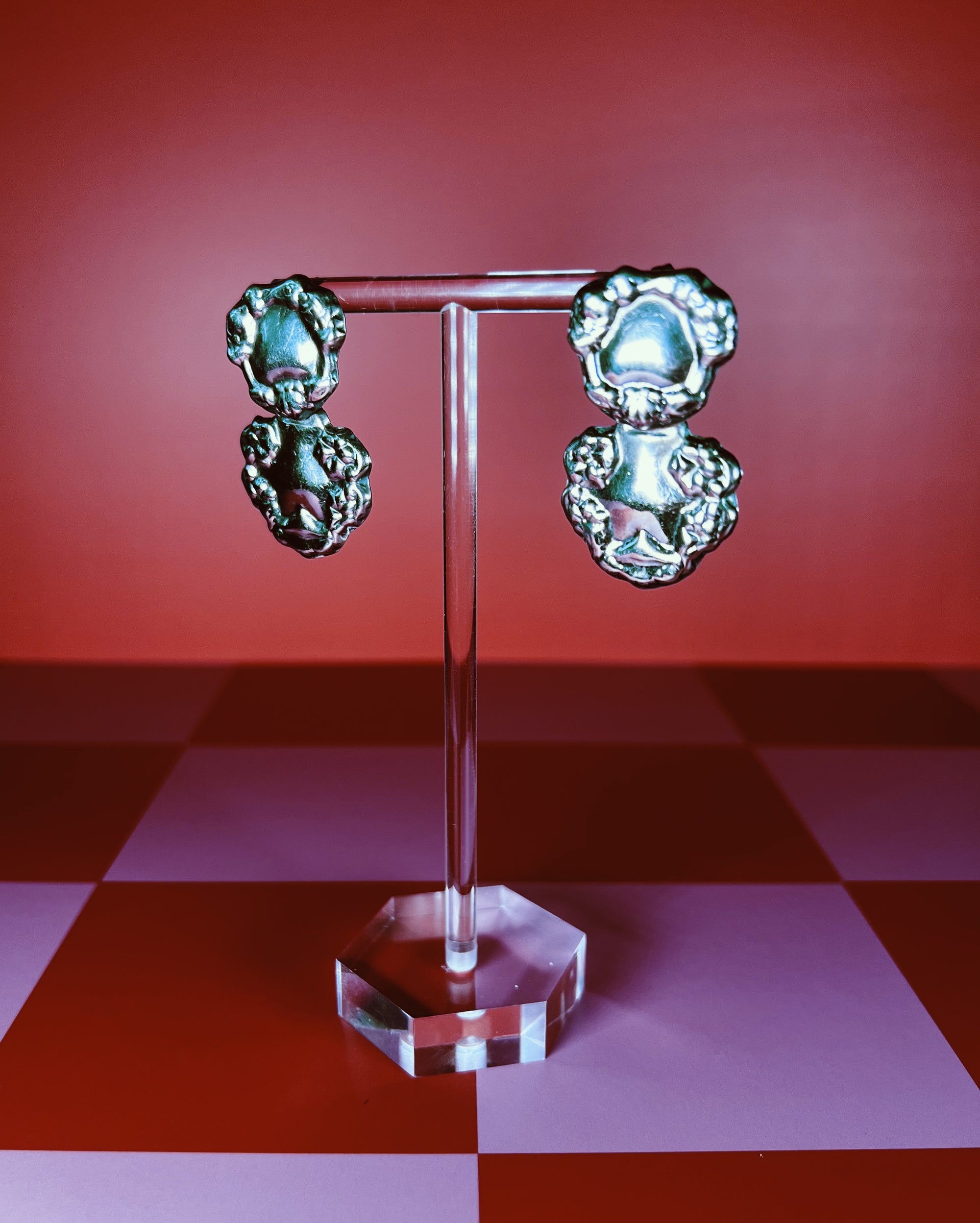 Mexican Sterling Silver Drop Earrings