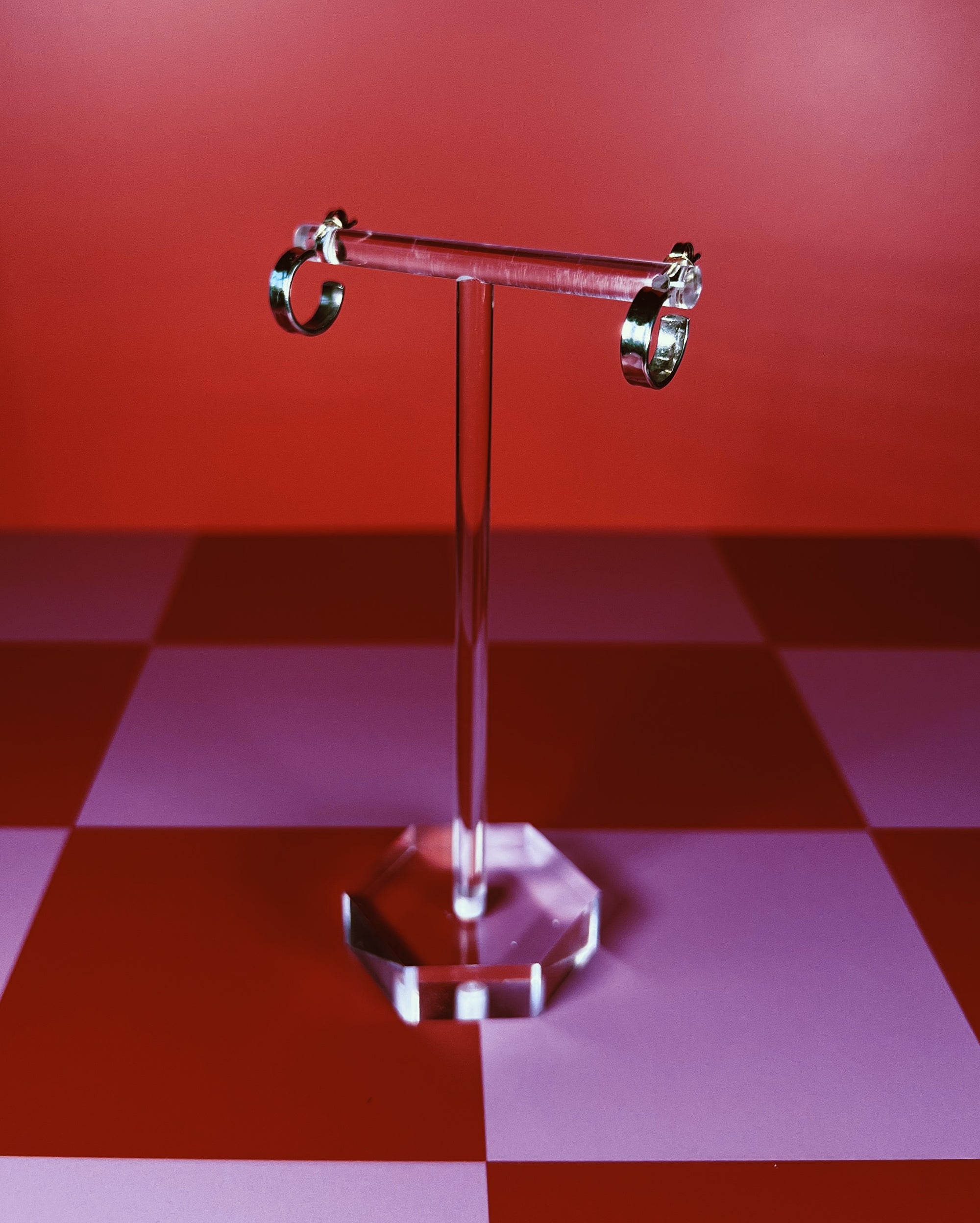 Sterling Silver Baby Half Hoops