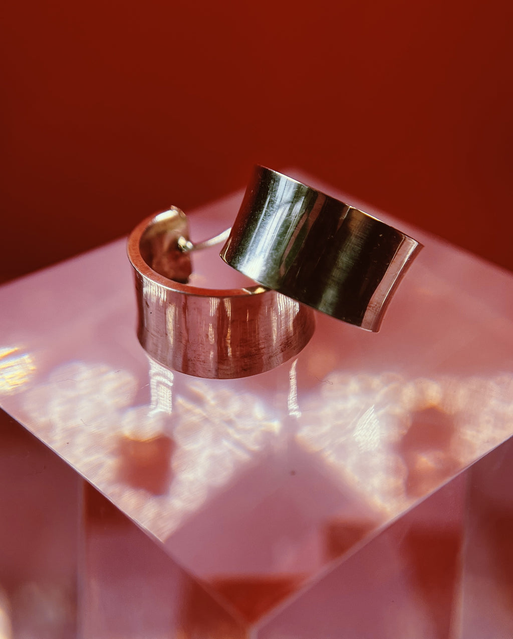 Sterling Silver Boyfriend Huggies