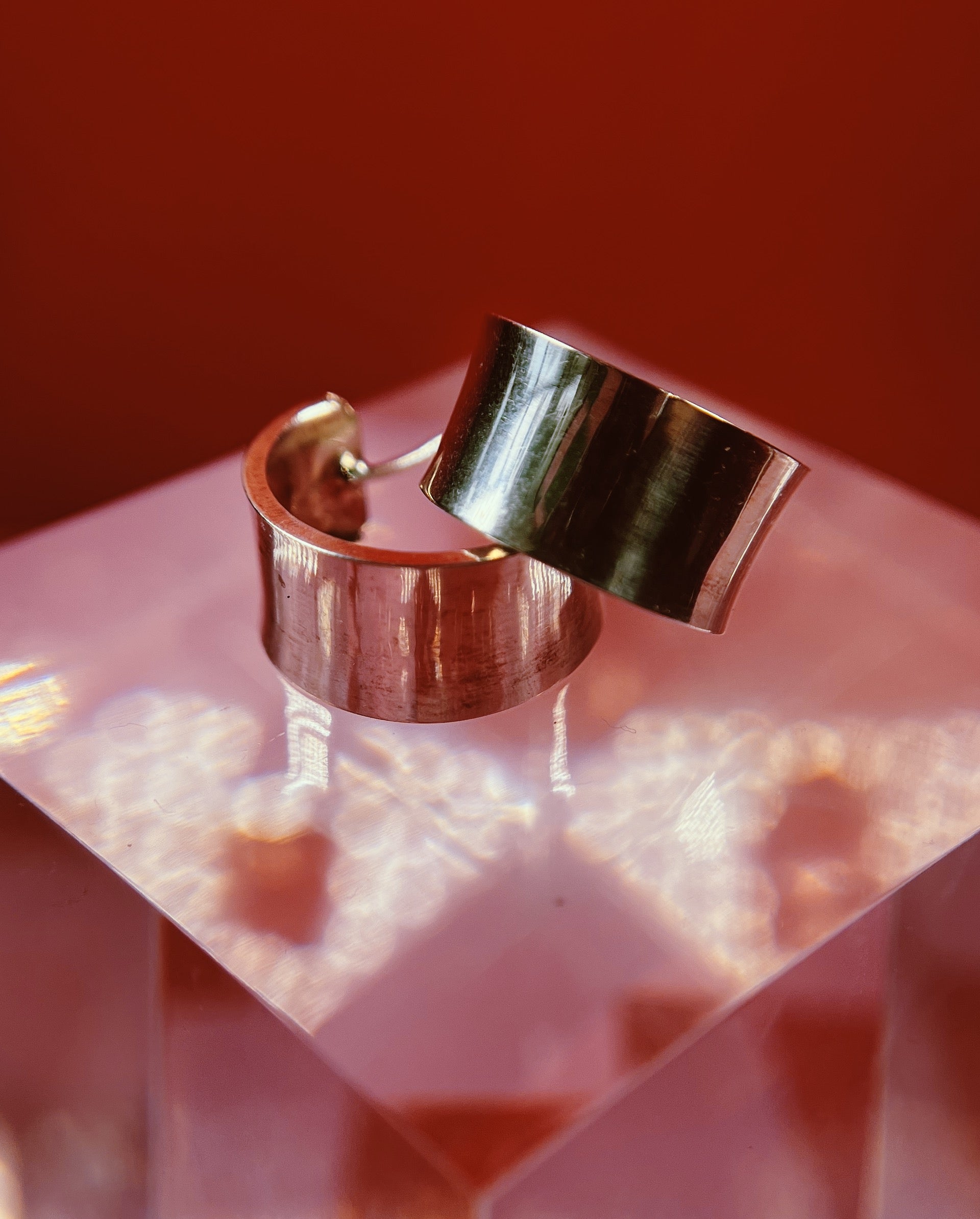 Sterling Silver Boyfriend Huggies