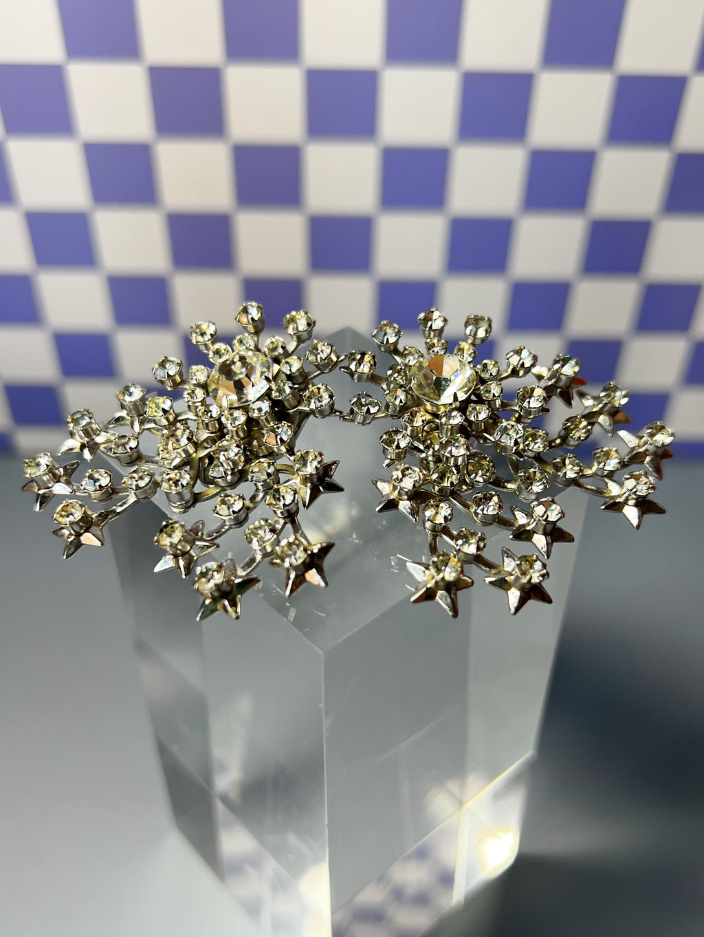 Midcentury Wirth of California Celestial Clip-on Earrings