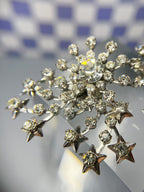 Midcentury Wirth of California Celestial Clip-on Earrings