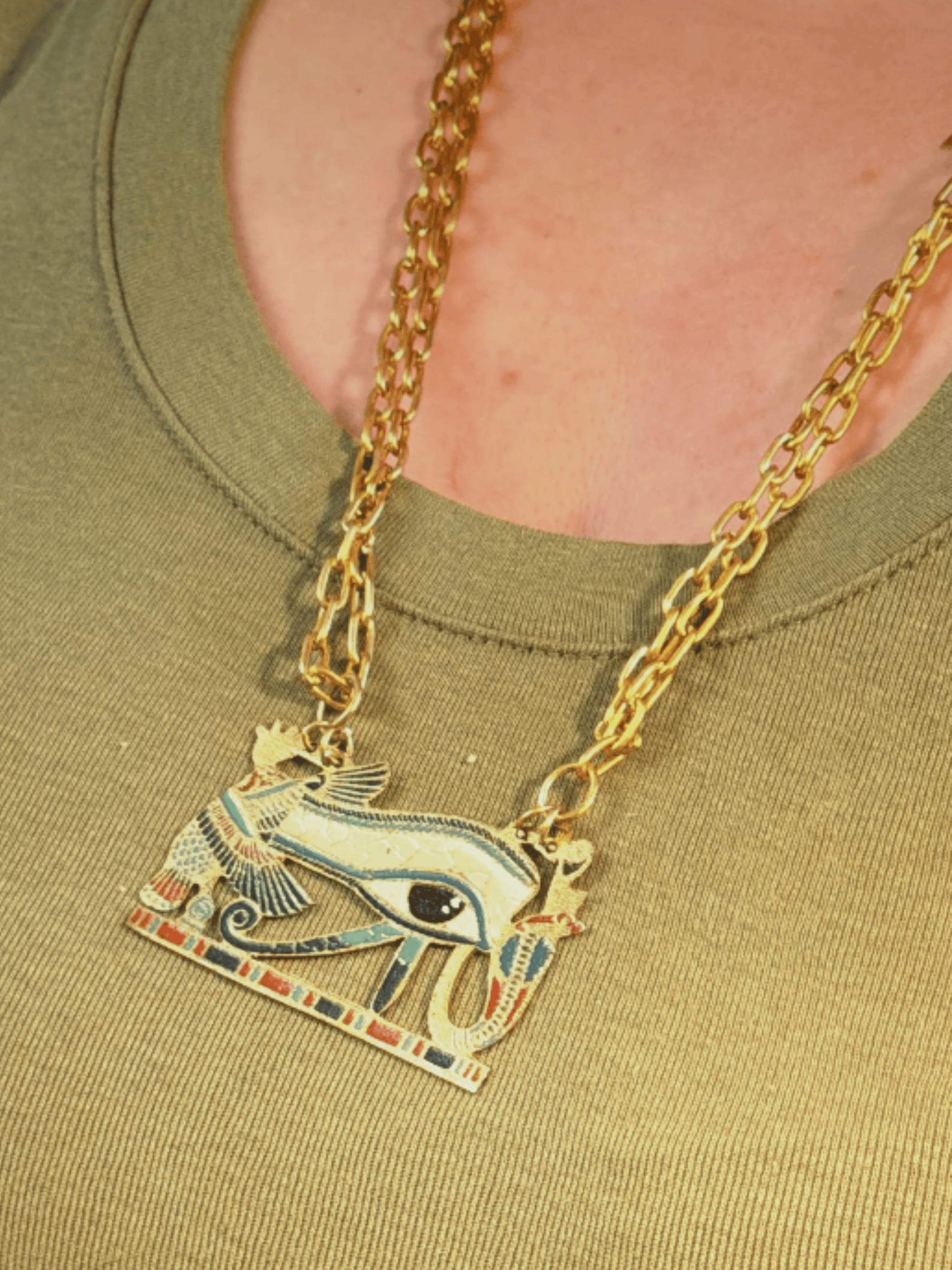 Vintage Egyptian Revival Eye of Horus