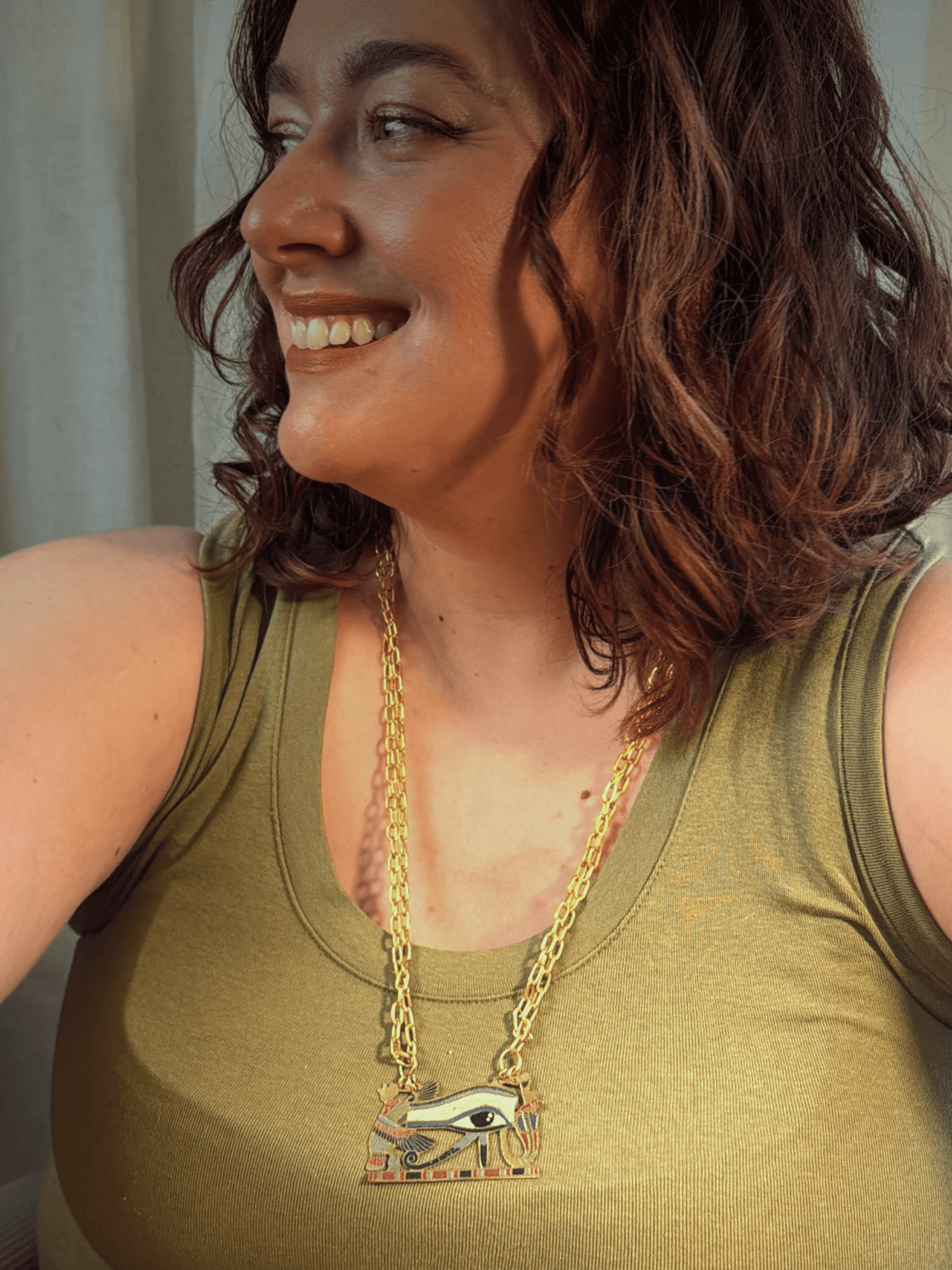 Vintage Egyptian Revival Eye of Horus