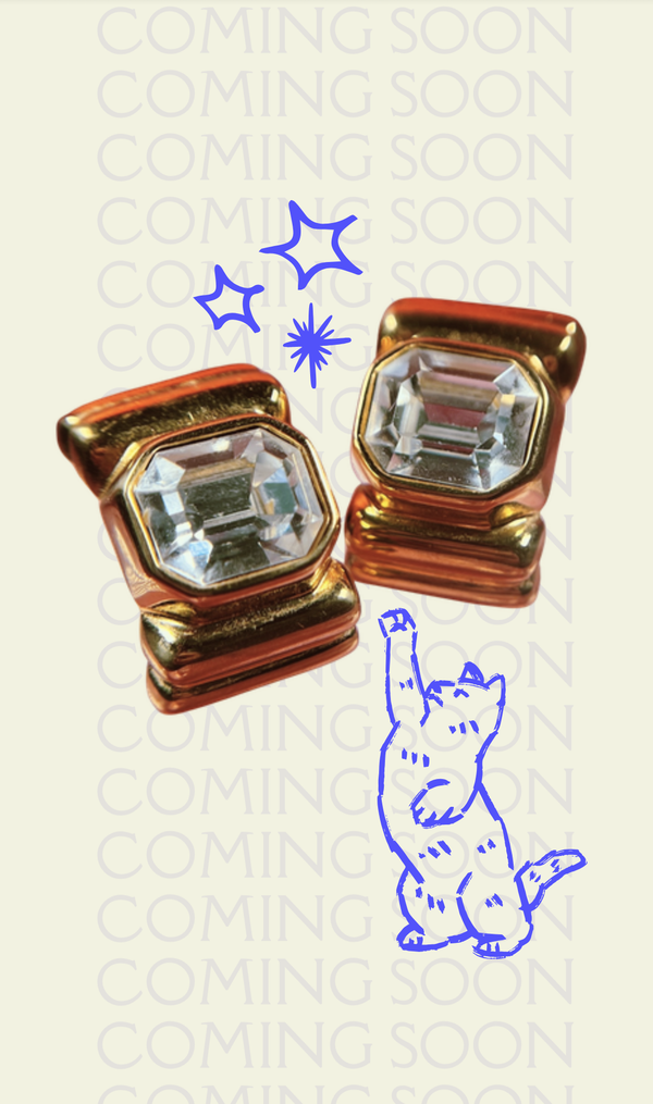 Sneak peek alert: it’s an earring situation ✨From classic gold hoops to rhinestone drama to semi-precious sparkle, consider this your invitation to stack, mix, and misbehave. 💕Clip-ons included, because everyone deserves a little glamour.