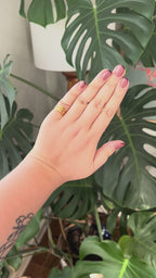 14k Gold Triple Wave Ring