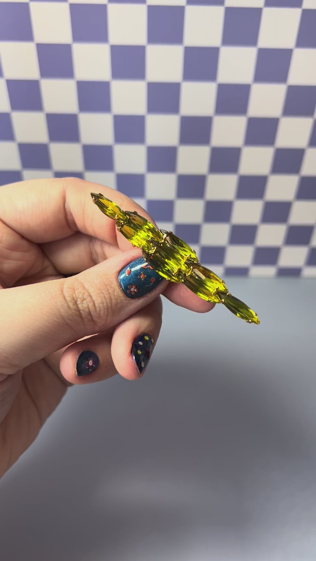 Luminous Marquise Crystal Brooch