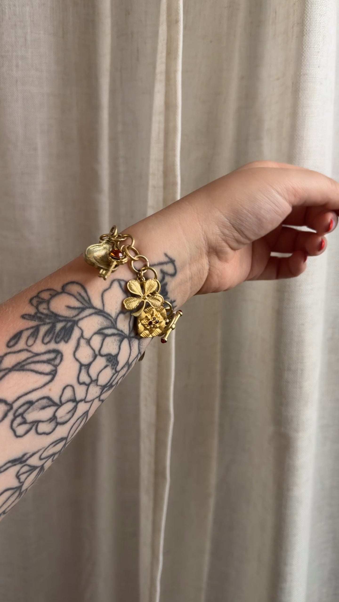 Romantic Revival Lucky Charm Bracelet